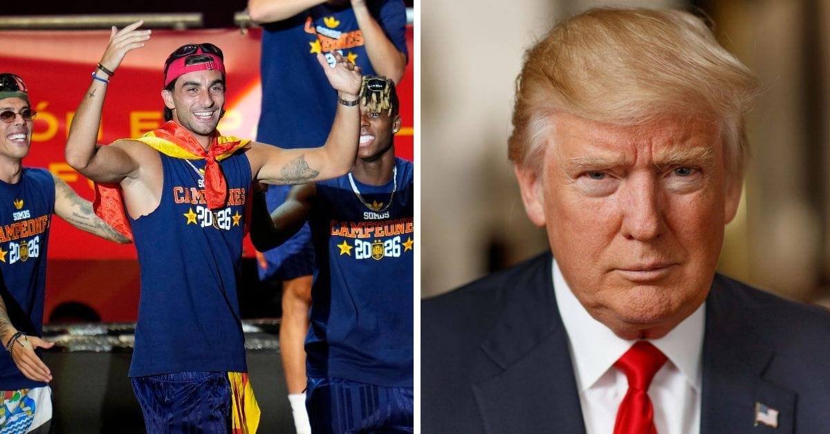 The White House official account reacts as Spain star Ferran Torres celebrates FIFA World Cup triumph with 'Make Spain Great Again' merch