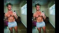 Bate exibiu seu físico nas redes sociais (Tyler Bate no Instagram)