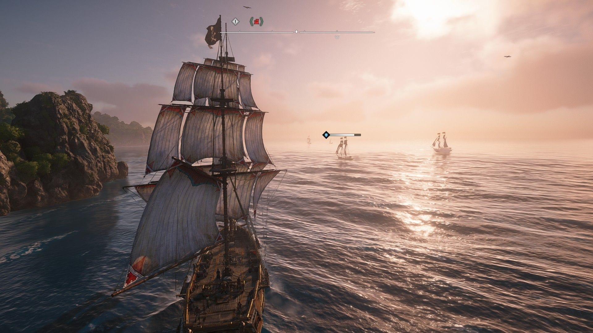 Travel speed in Assassin's Creed Black Flag Resynced (Image via Ubisoft)