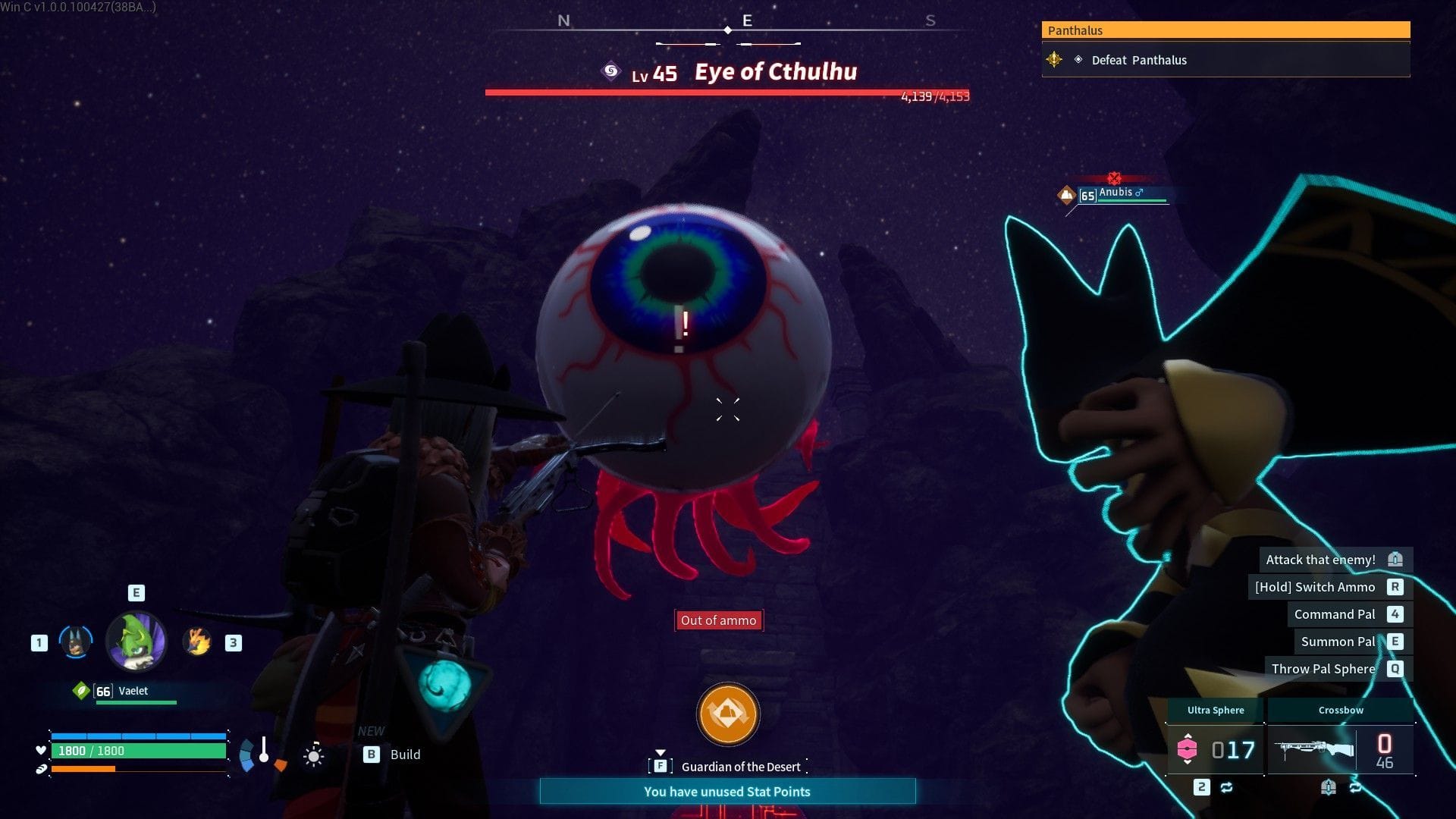 Eye of Cthulhu boss in Palworld (Image via Pocketpair)