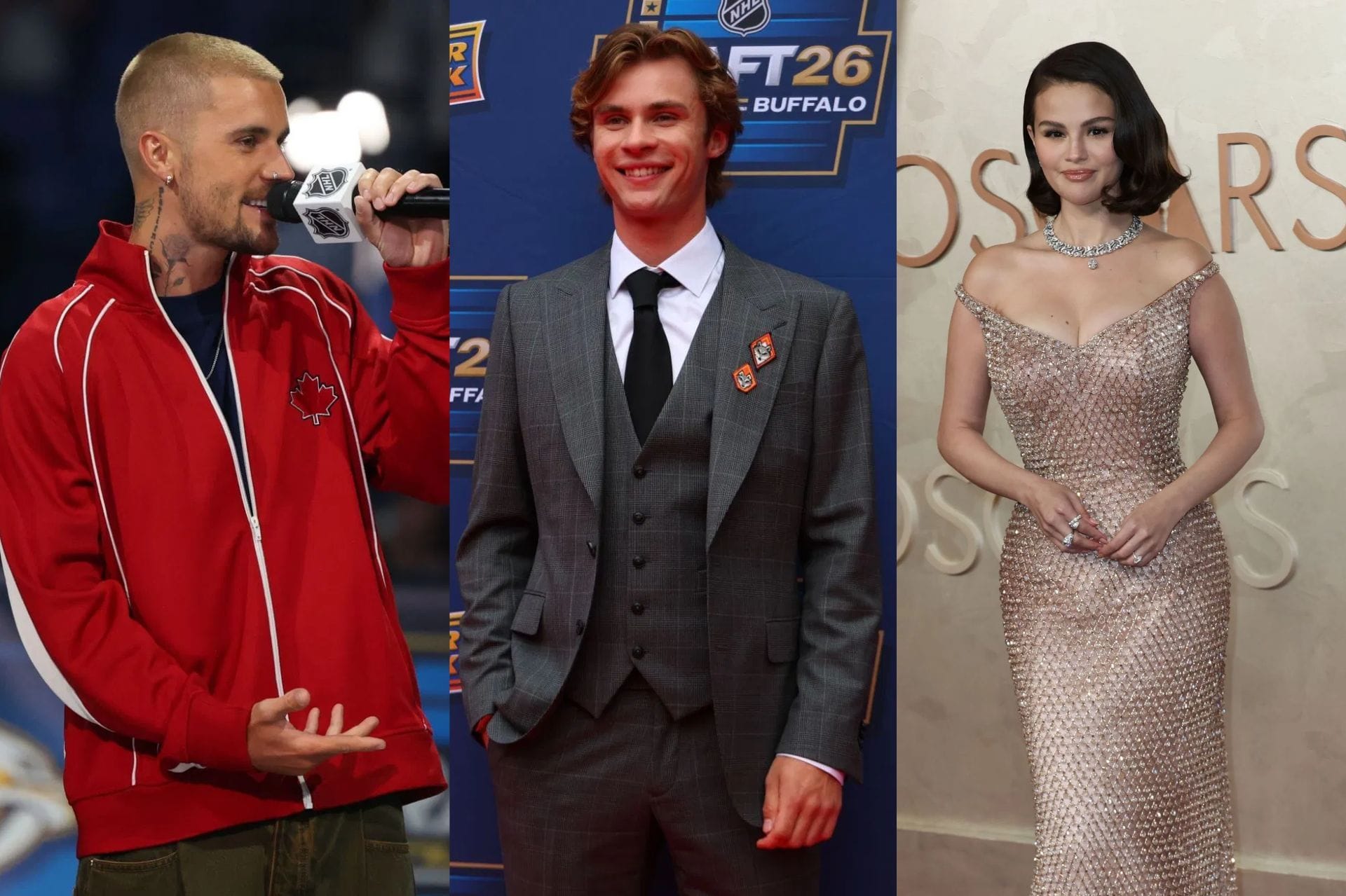 NHL fans left in splits as Gavin McKenna's names Selena Gomez as his dream line-mate with Justin Bieber - "This kid is hilarious"