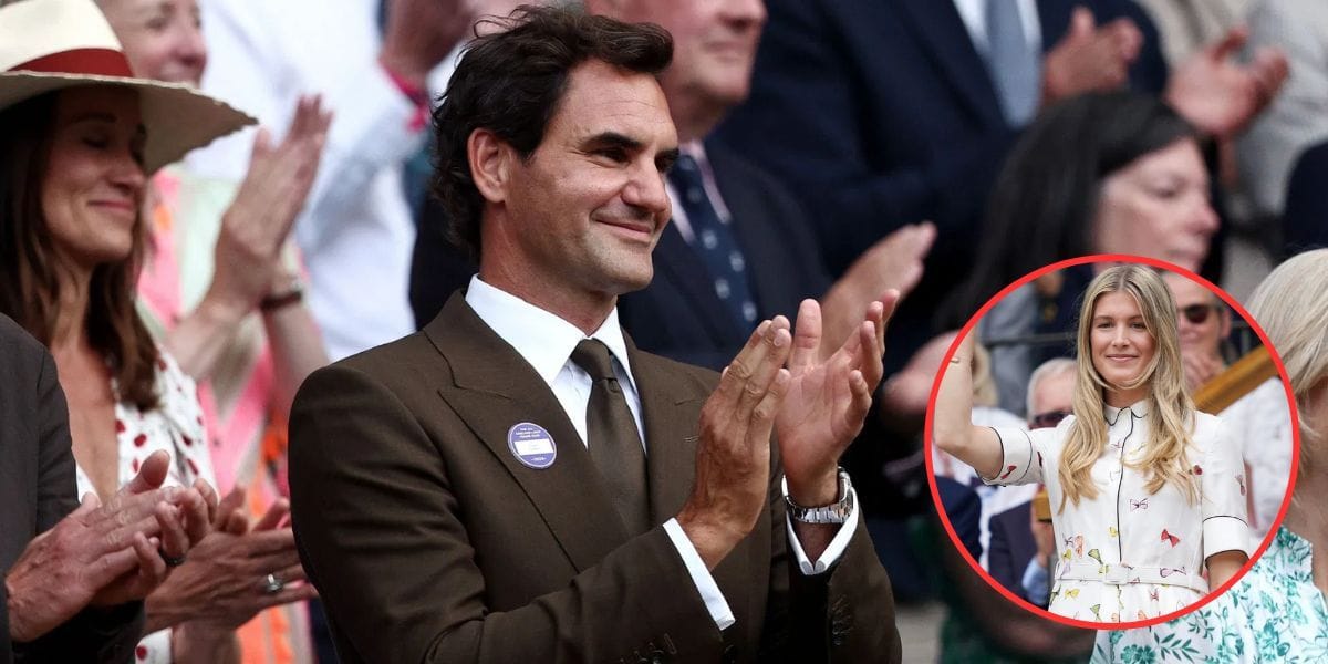 "So insane" - Eugenie Bouchard & tennis world give priceless reactions as Roger Federer sitting alone in Wimbledon Royal Box goes viral