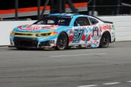 Shane Van Gisbergen in Wendy's No. 97 Chevy during the Window World 400 at North Wilkesboro Speedway. - Source: Imagn