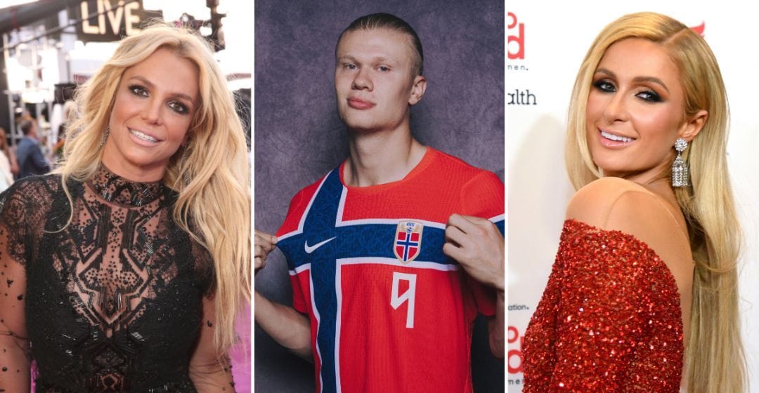 Erling Haaland reacts as hilarious edit with Paris Hilton and Britney Spears goes viral on social media