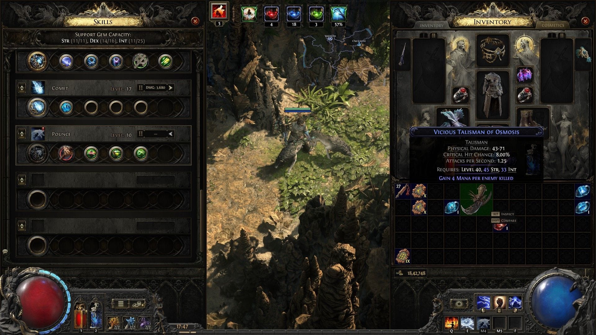Faça com que seus lacaios Lobos ataquem ataques e apliquem debuff em PoE2 (Imagem via GGG)