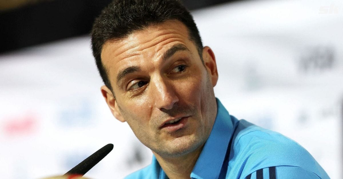 Argentina boss Lionel Scaloni responds when asked about theory suggesting FIFA want Lionel Messi's side to retain the World Cup this summer