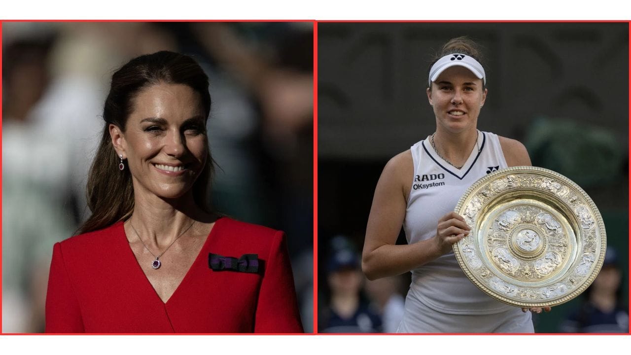 "Disrespectful to the Wimbledon champion" - Fans up in arms after Kate Middleton eclipses champ Linda Noskova in British media spotlight