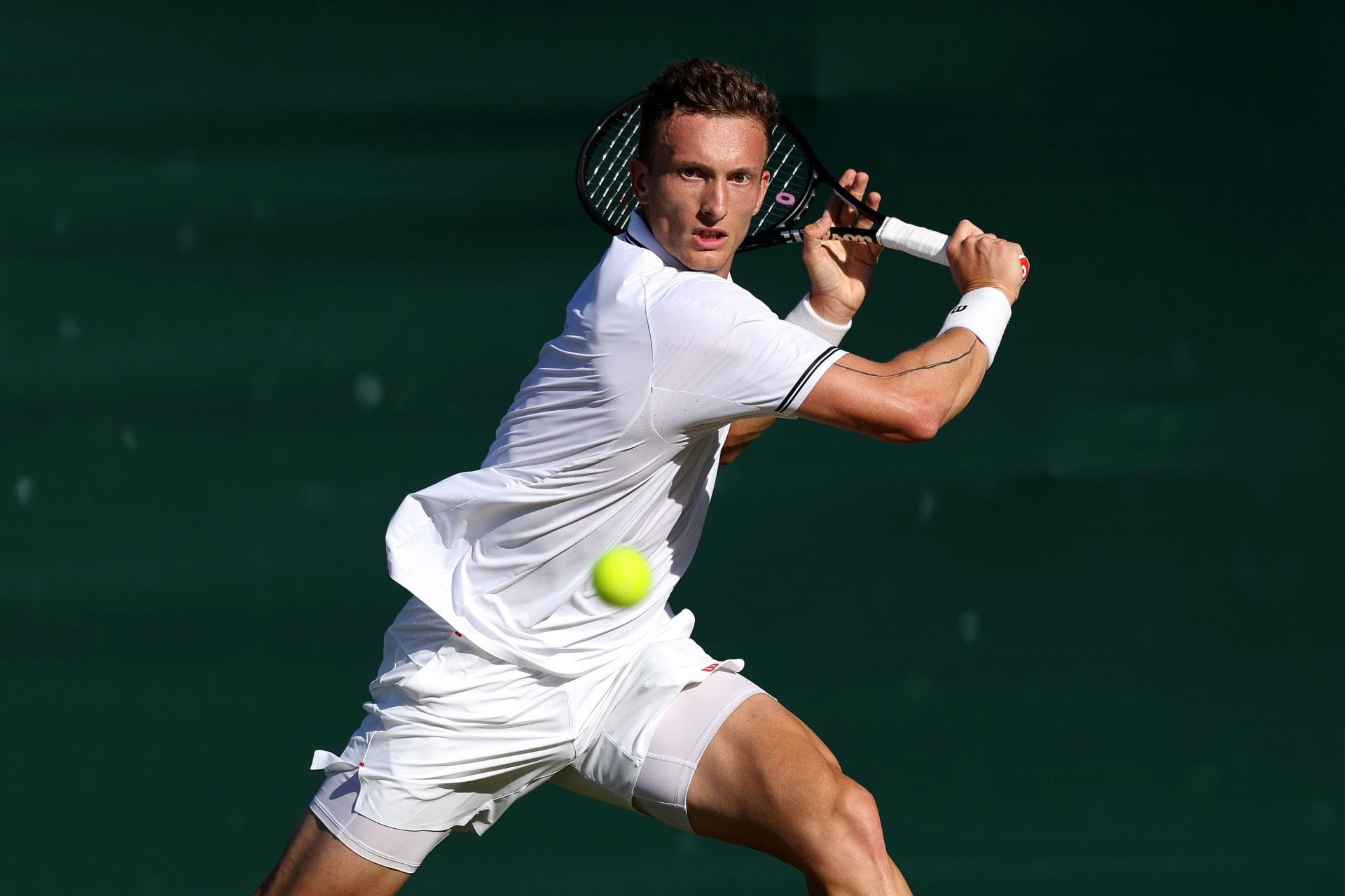   Lehecka em Wimbledon 2026 (fonte da imagem: Getty)