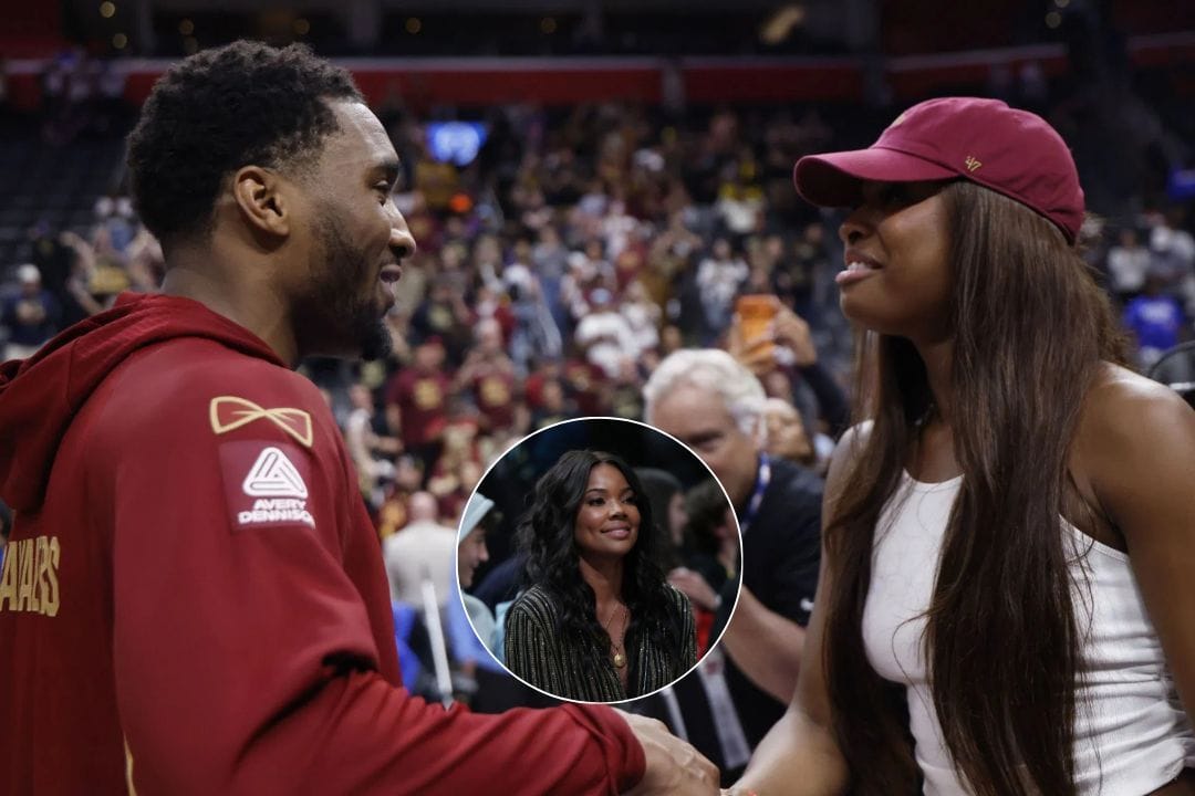 Gabrielle Union-Wade Shows Love to Donovan Mitchell's Fiancée Coco Jones' All-White Swimwear Outfit 