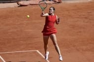 Caty McNally em ação no Aberto da França de 2026 (Fonte: Getty)