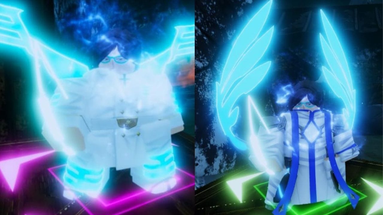 Normal and Shiny variants of Light Prince (Image via Roblox)