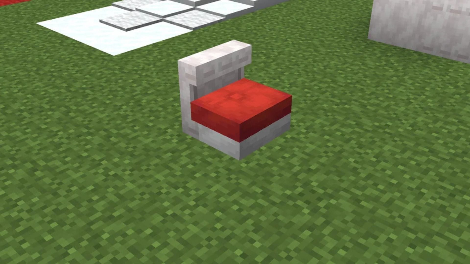 Chair is the most practical way of using the cushion (Image via Mojang Studios || Reddit/@RatchetGamer)