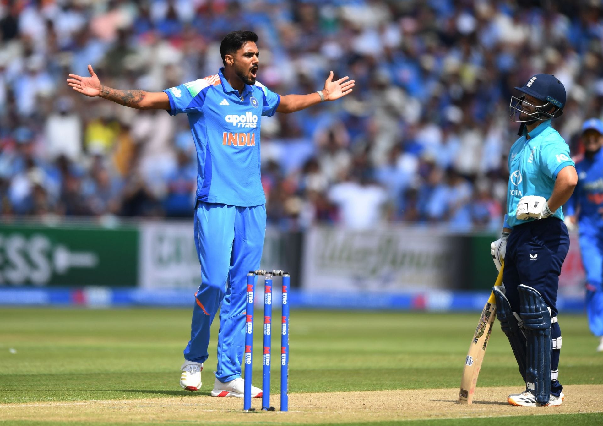 Gurnoor Brar strikes twice in an over to dismiss both England openers in ENG vs IND 2026 1st ODI [Watch] 