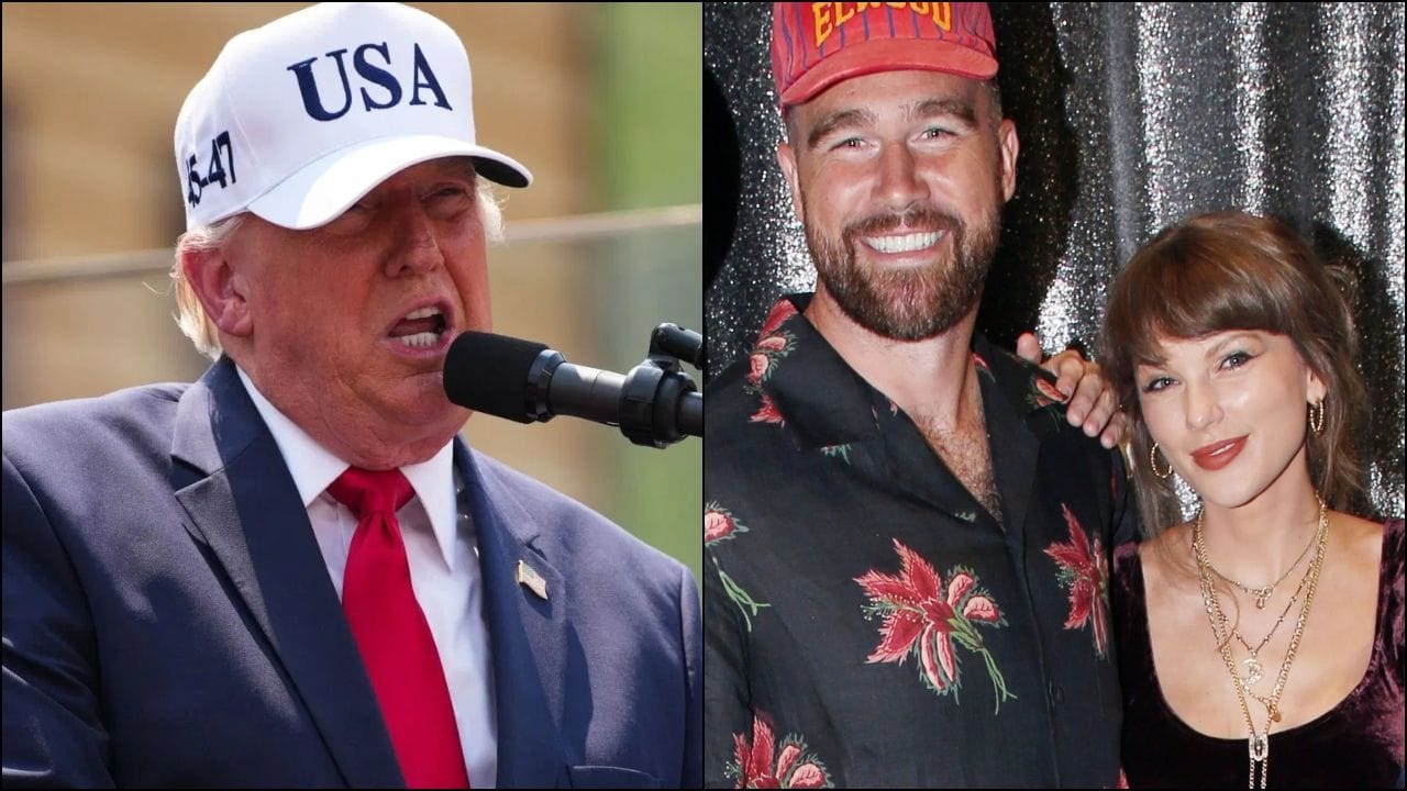 The White House mocks Taylor Swift & Travis Kelce's wedding with Donald Trump dig after MSG event