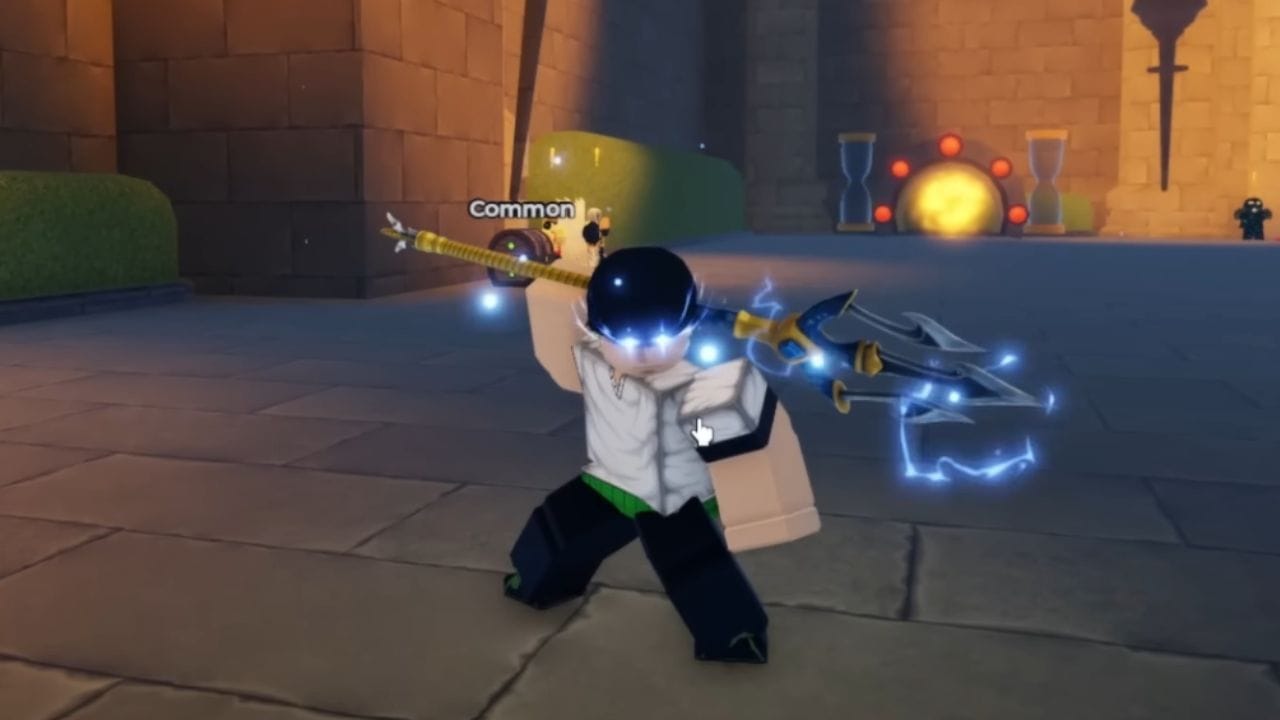 Golden Staff V2 weapon (Image via Roblox)