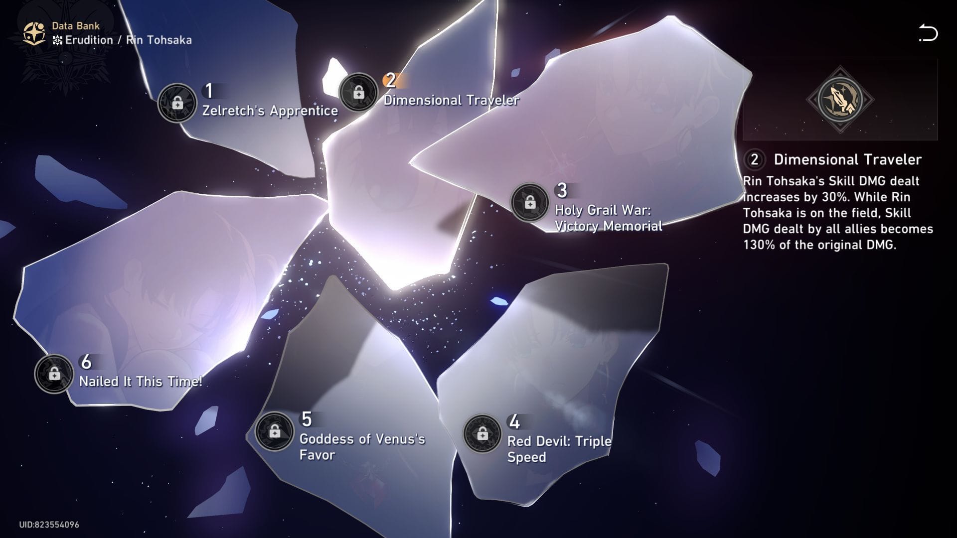 “Dimensional Traveler” (Image via SK Gaming || HoYoverse)