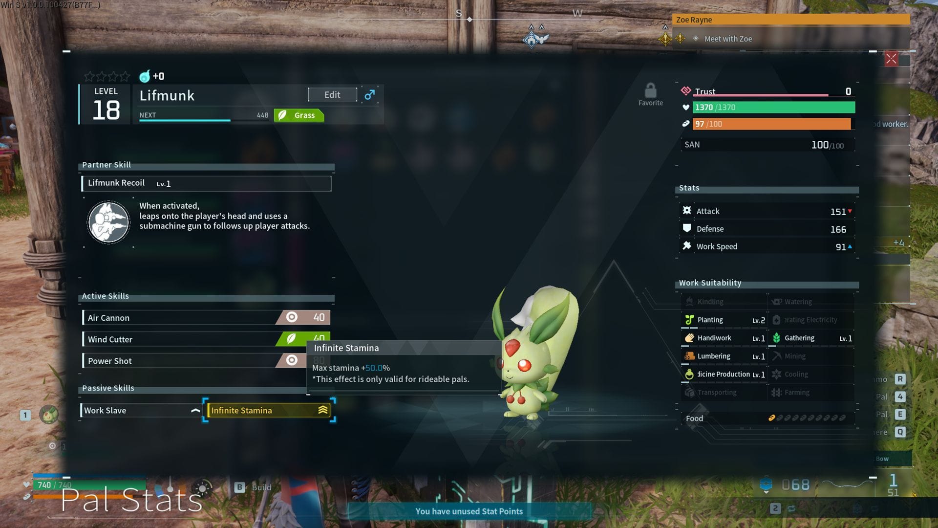 All new passive skills in Palworld 1.0 update
