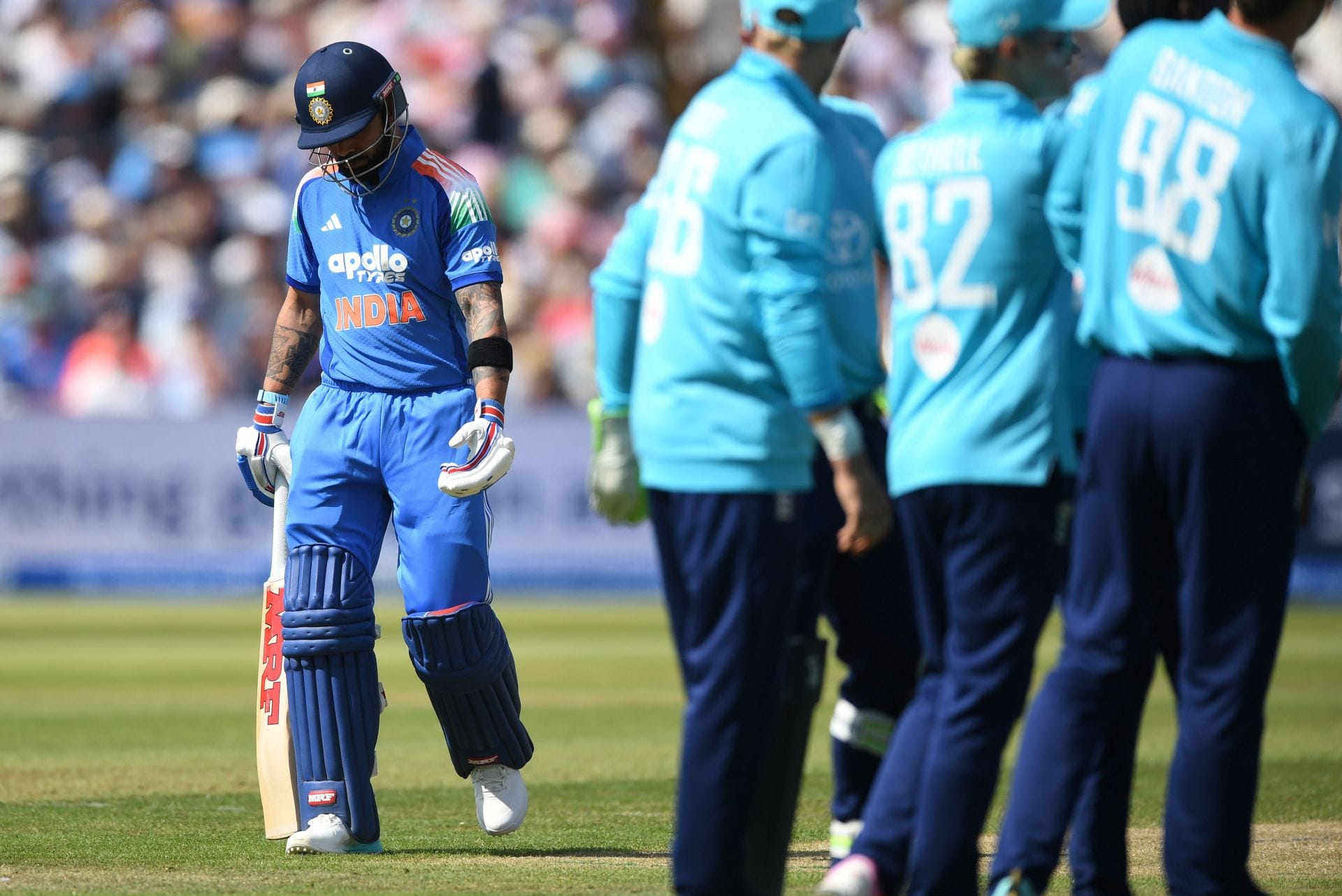 Virat Kohli caught plumb in front by Jofra Archer for a 6-ball 5 in ENG vs IND 2026 1st ODI [Watch]