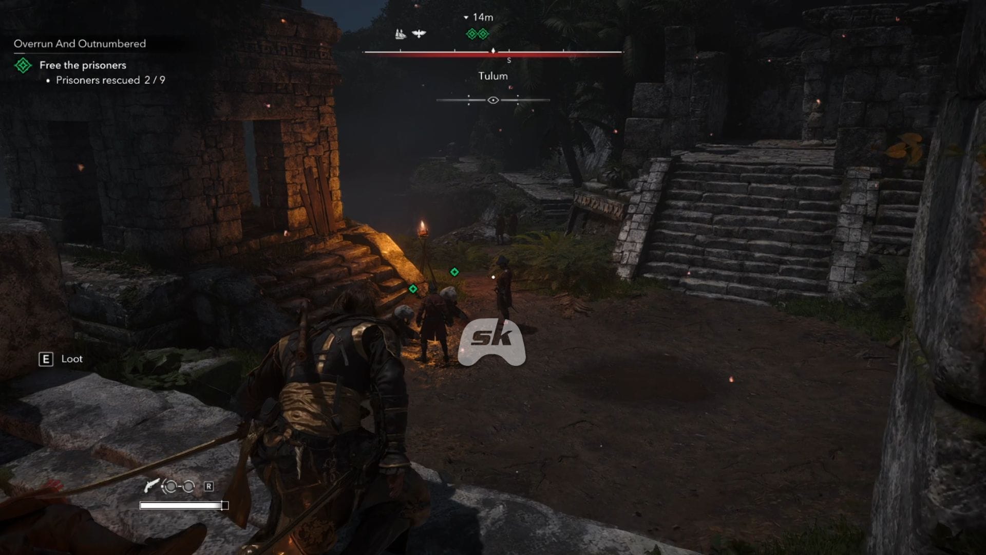 Hit the two soldiers with Sleep Dart (Image via Sportskeeda Gaming || Ubisoft)