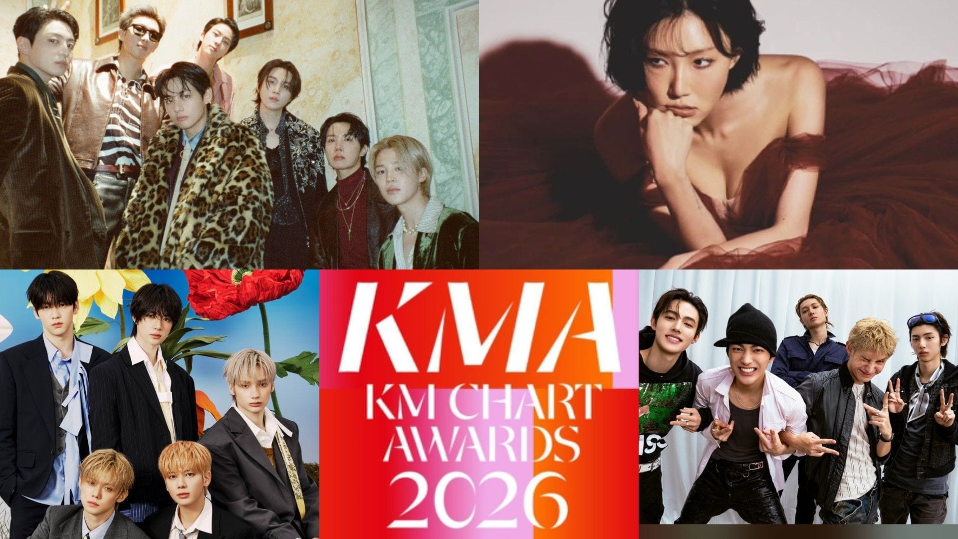 BTS, HWASA, TXT and more win big at the 2026 KM Chart Awards: Complete winners list & highlights