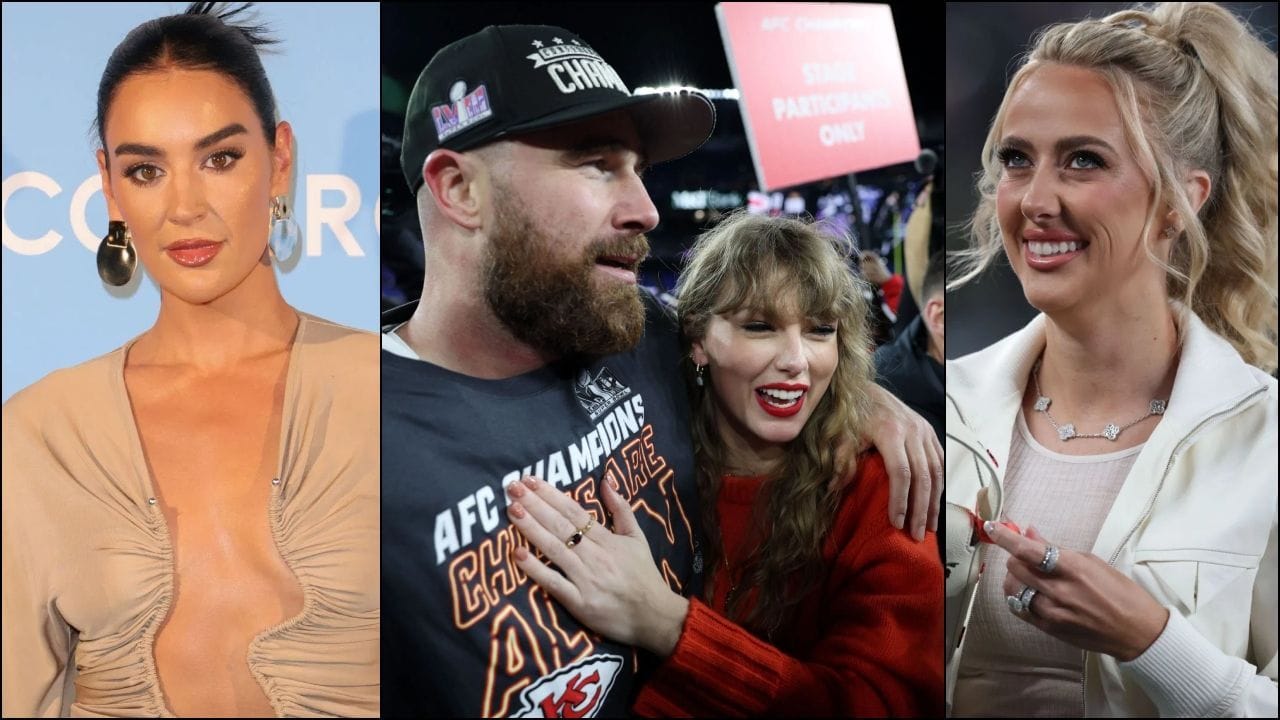 Brittany Mahomes impressed by Claire Kittle's "perfection" as 49ers TE's wife opts for heavy jewelry look for Taylor Swift-Travis Kelce wedding
