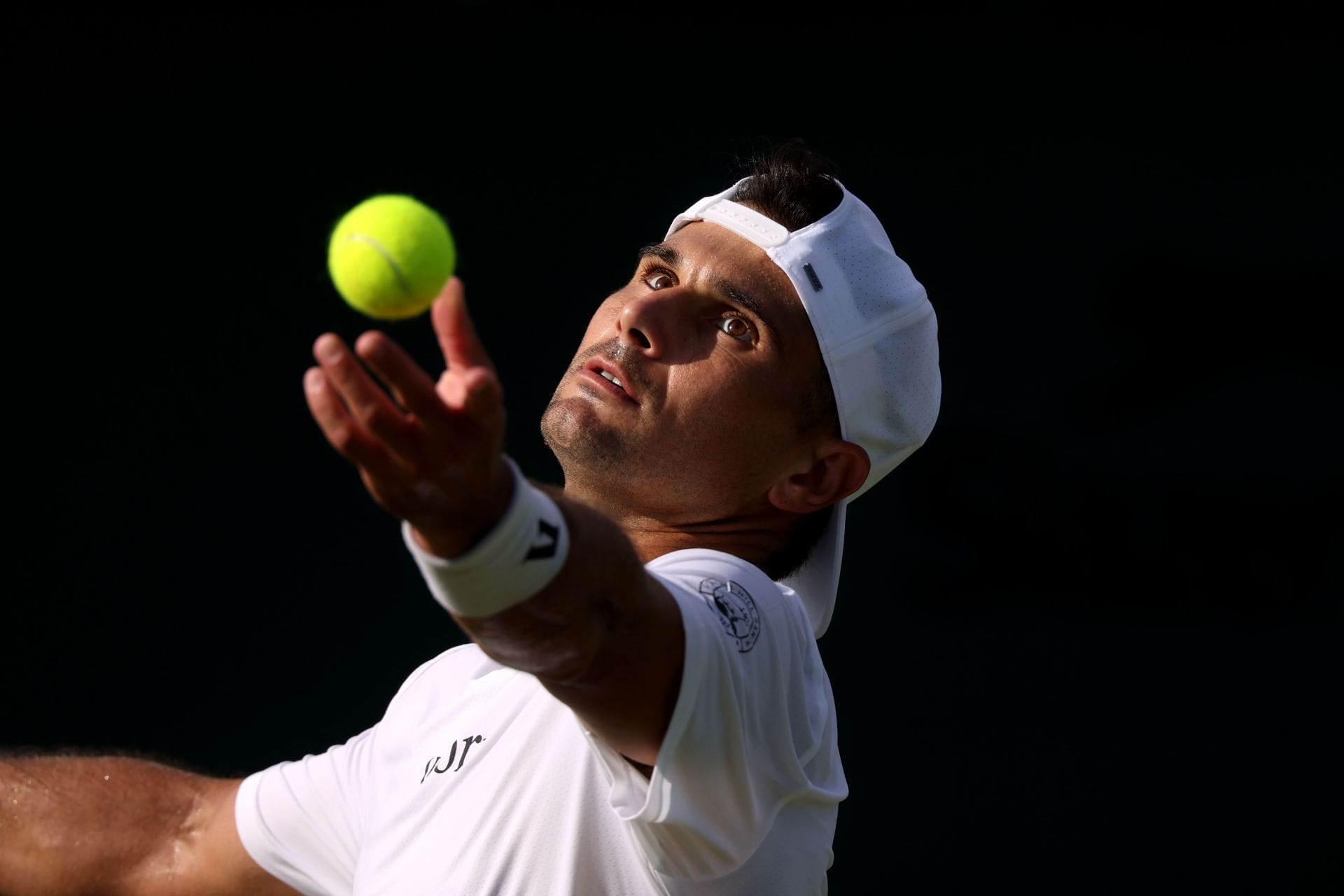 Marcos Giron em ação no Campeonato de Wimbledon de 2026 (Fonte: Getty)