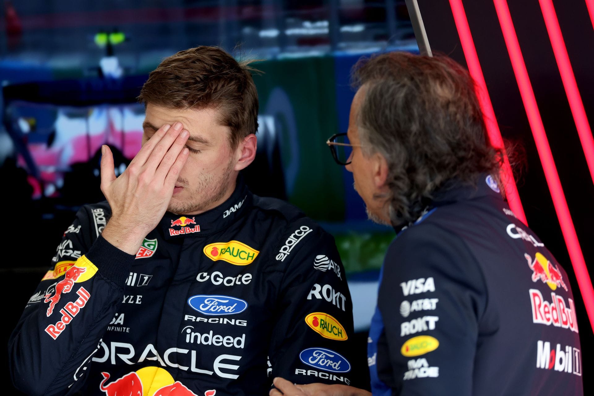 Watch: Max Verstappen and Laurent Mekies involved in a tense exchange on the team radio after the F1 British GP sprint