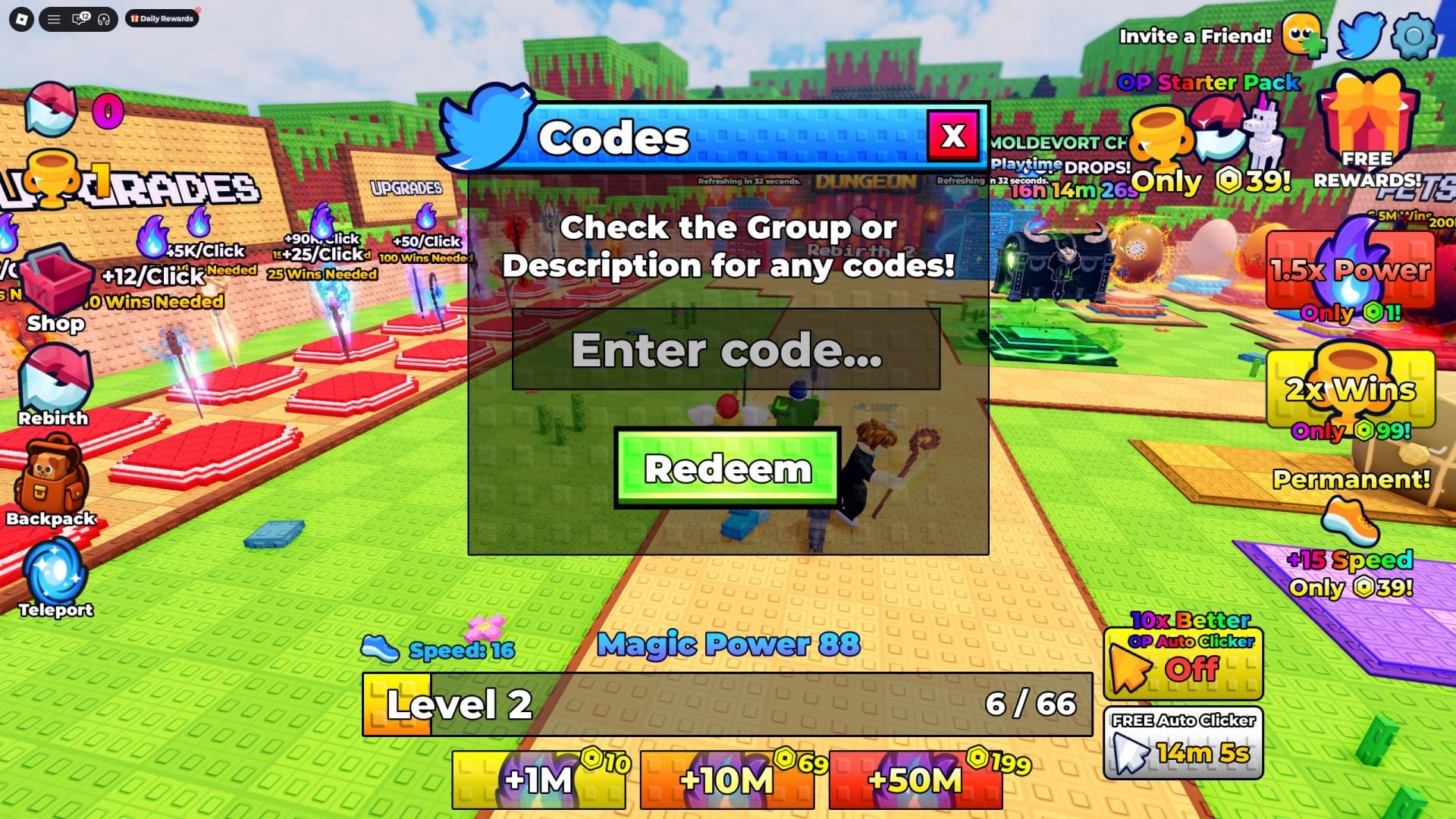 Magic Evolution +1 Magic Evolution codes (July 2026)