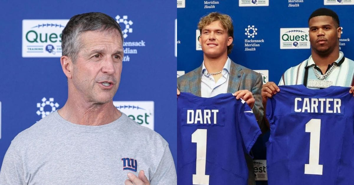John Harbaugh reveals how Jaxson Dart-Abdul Carter moved past Donald Trump dispute