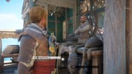 Talk to the Harbourmaster to upgrade the ship (Image via Sportskeeda Gaming || Ubisoft)