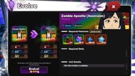 All materials needed to evolve Corpse Maiden (Image via Roblox)