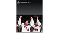 Única história de Dylan Larkin no Instagram em 4 de julho (via dylanlarkin71)