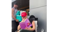 Jon Moxley and Renee Paquette participating in the ALS Ice Bucket Challenge in support of Rebel (Image via Instagram @reneepaquette)