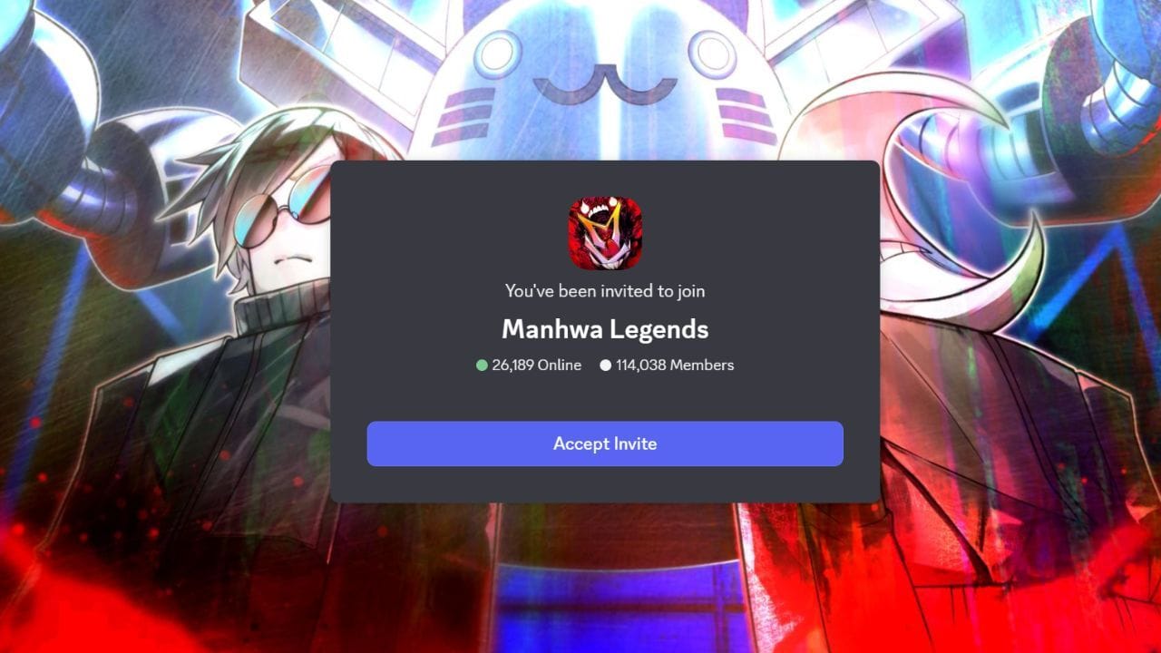 Manhwa Legends Discord server (Image via Discord)