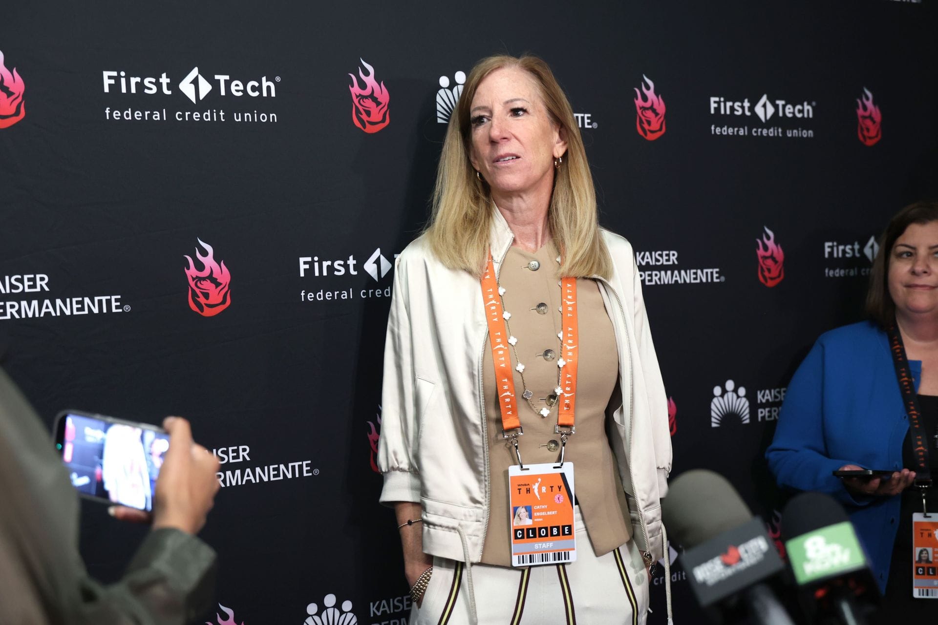 "Cathy getting fired", "Resignation speech vibes" - Fans Roast Cathy Engelbert For Dodging Questions About Her Future As WNBA Commissioner