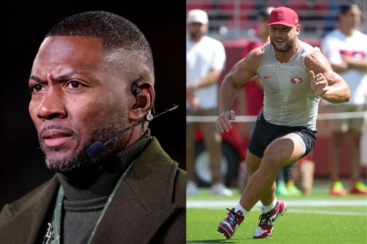 "Is it because Ryan Clark is an accomplished black man?": Emmanuel Acho speculates race factor after Nick Bosa & others celebrate ESPN axing analyst