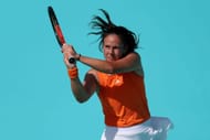 Daria Kasatkina da Austrália durante o Mubadala Abu Dhabi Open em Abu Dhabi, Emirados Árabes Unidos. (Foto de Getty Images)