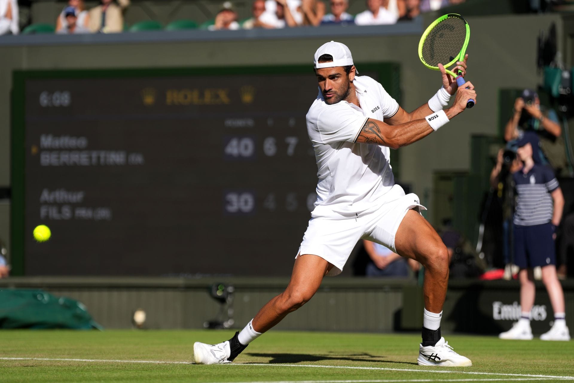Berrettini em Wimbledon 2026 (fonte da imagem: Getty)