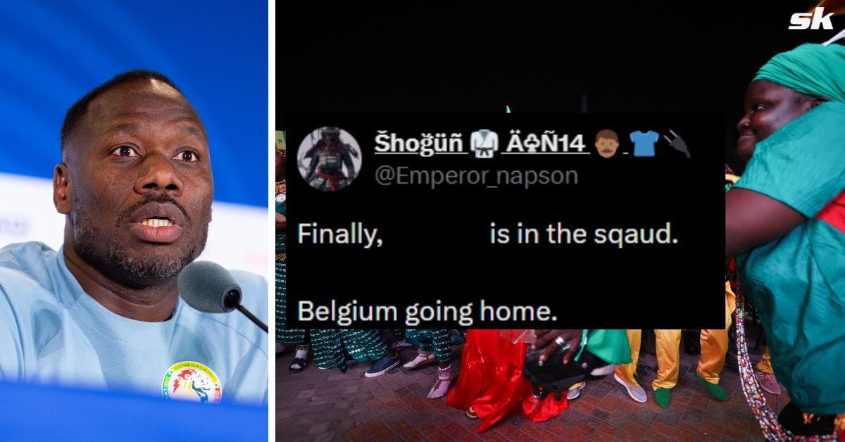"Belgium going home", "Finally" - Fans react as Senegal star named in XI to take on Red Devils in FIFA World Cup Ro32 clash