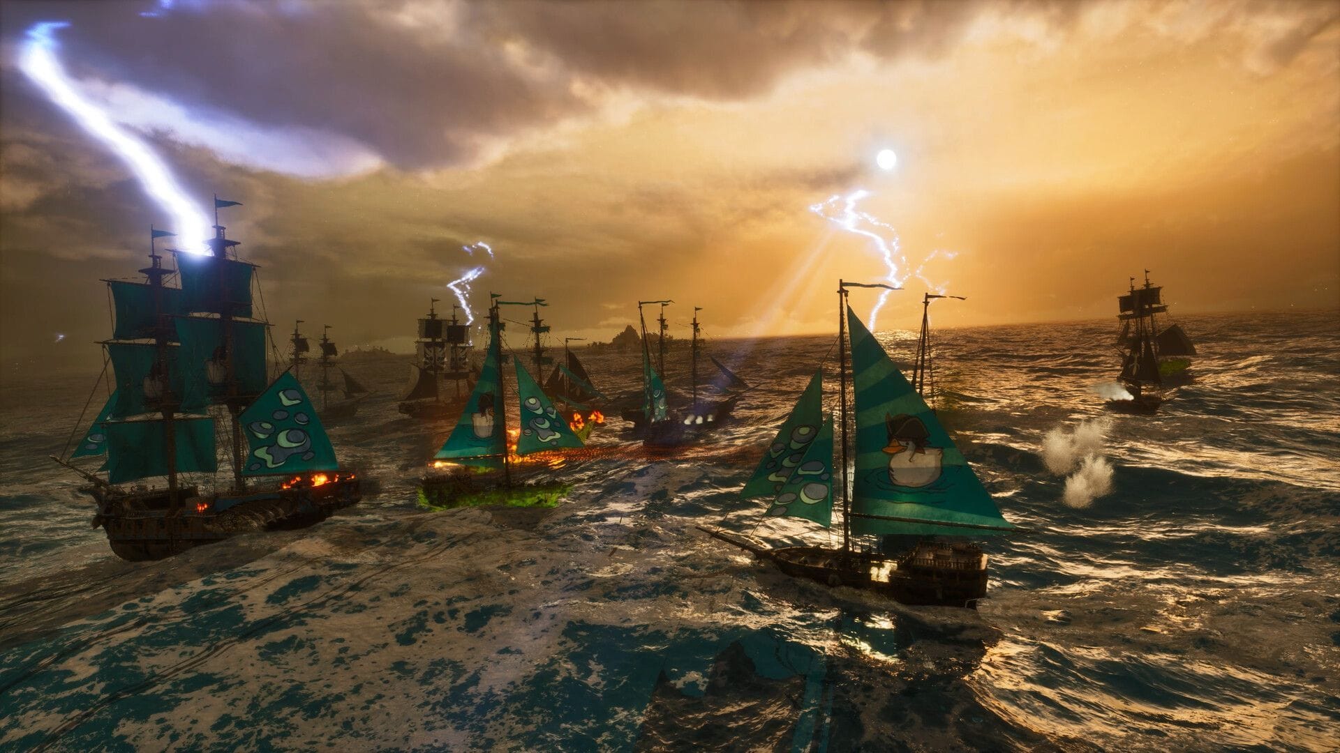 Desbloqueie navios e explore o oceano em Tides of Fortune (imagem via Studio Wildcard)