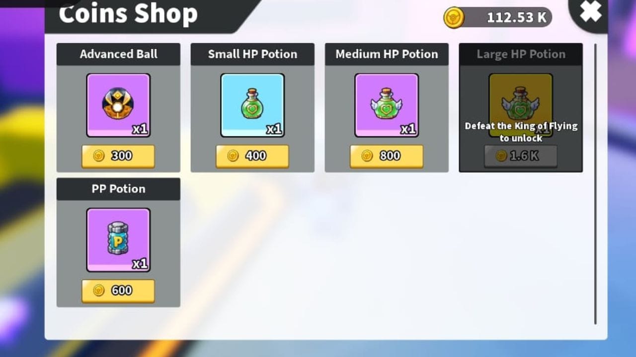 Itens na Loja de Moedas (Imagem via Roblox)