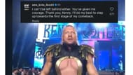 Captura de tela da mensagem de Kota Ibushi no Instagram para Kenny Omega (imagem via Reddit u/This_Coyote7217)