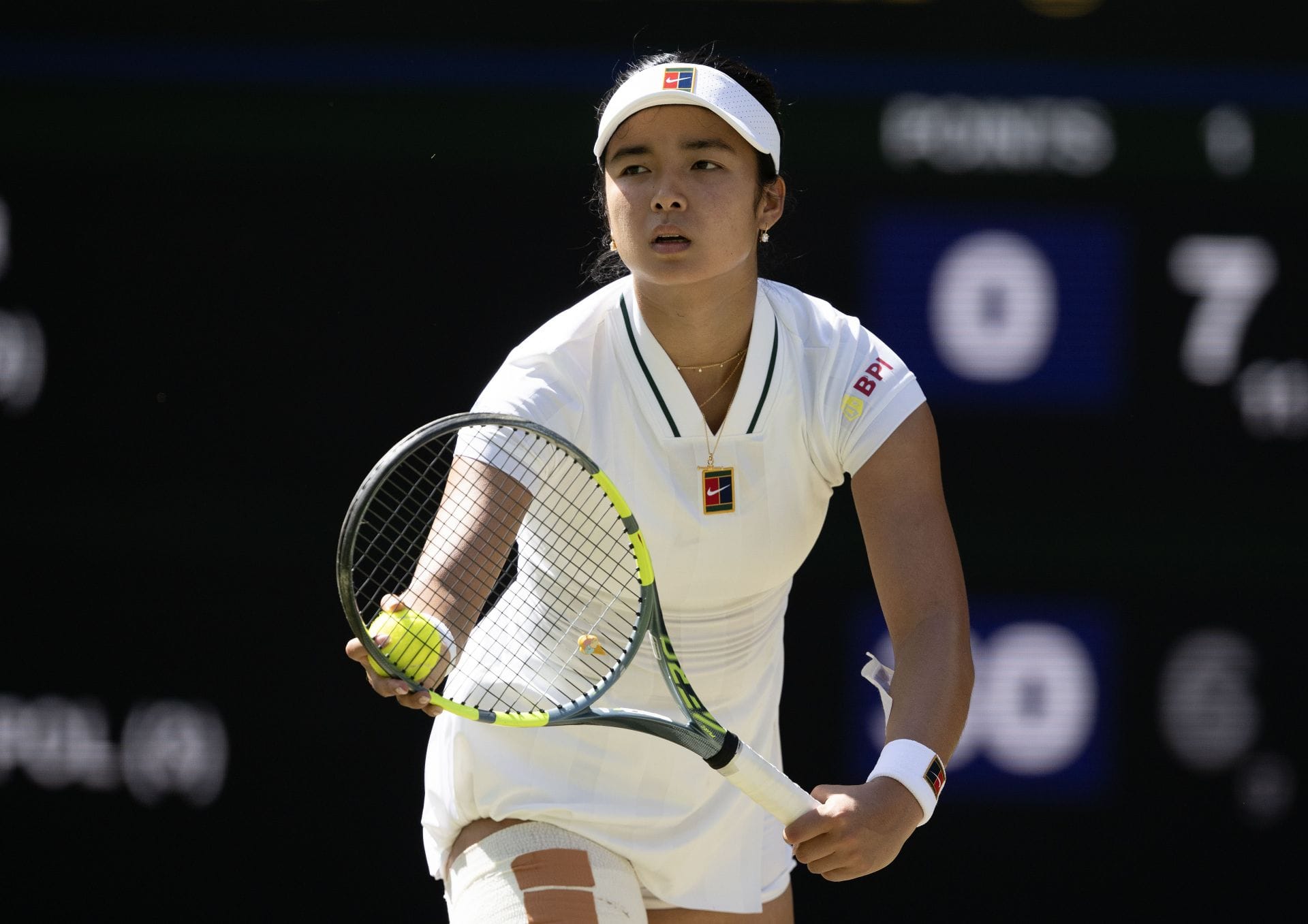 Alex Eala retratado em Wimbledon 2026 | Fonte da imagem: Getty