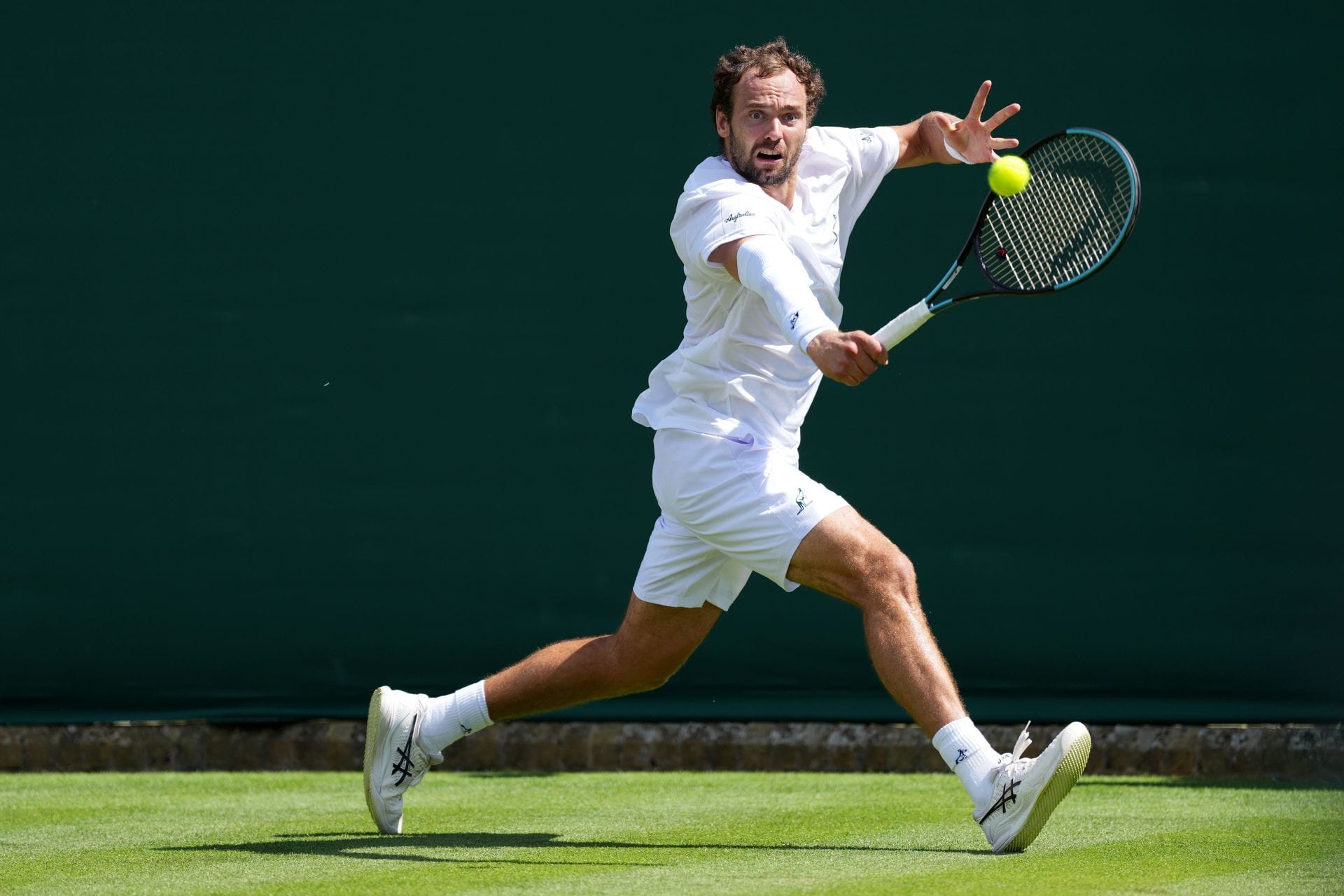 Safiullin em Wimbledon 2026 (fonte da imagem: Getty)
