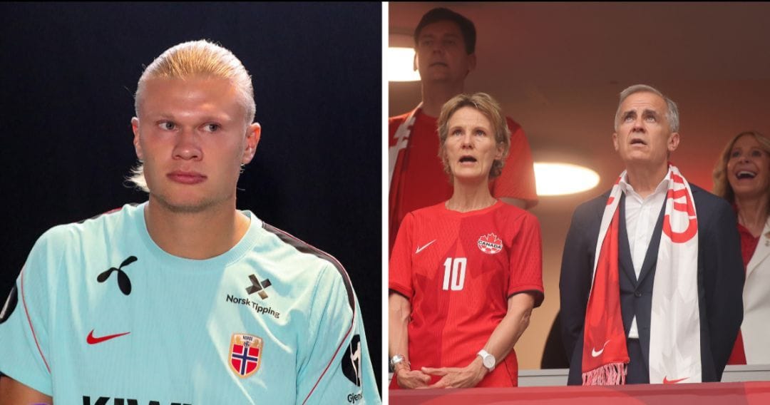 Canada PM asks his Norway counterpart if the Nordic nation can share Erling Haaland with his team in the next FIFA World Cup, video goes viral