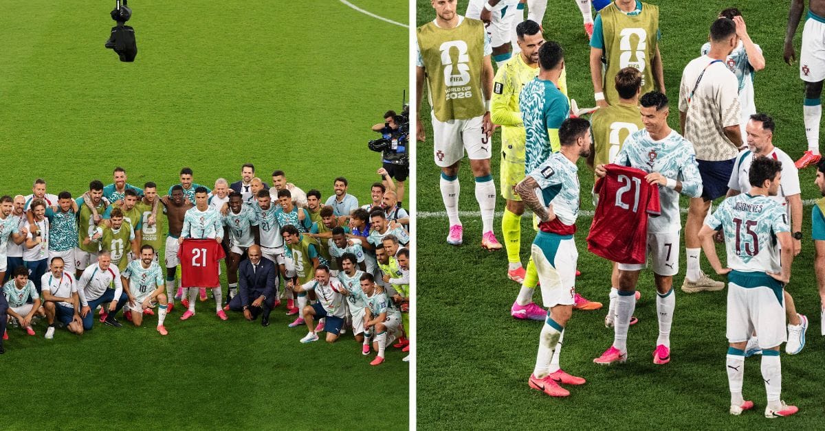 Cristiano Ronaldo pays tribute to Diogo Jota with message on social media after scoring in Portugal win over Croatia at 2026 FIFA World Cup