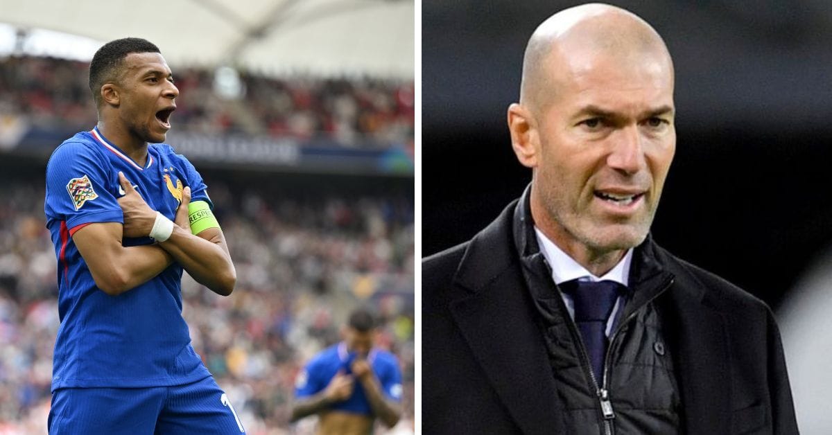 Kylian Mbappe sends message to Zinedine Zidane as latter gets appoined as France's new head coach