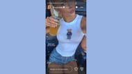 Olivia Dunne mostra sua escolha de roupa para o dia 4 de julho na história do IG