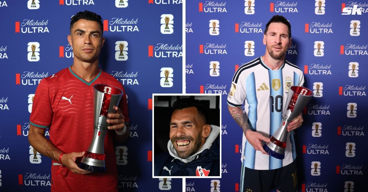 “They’re both human” - Carlos Tevez compares Cristiano Ronaldo and Lionel Messi after playing with both superstars