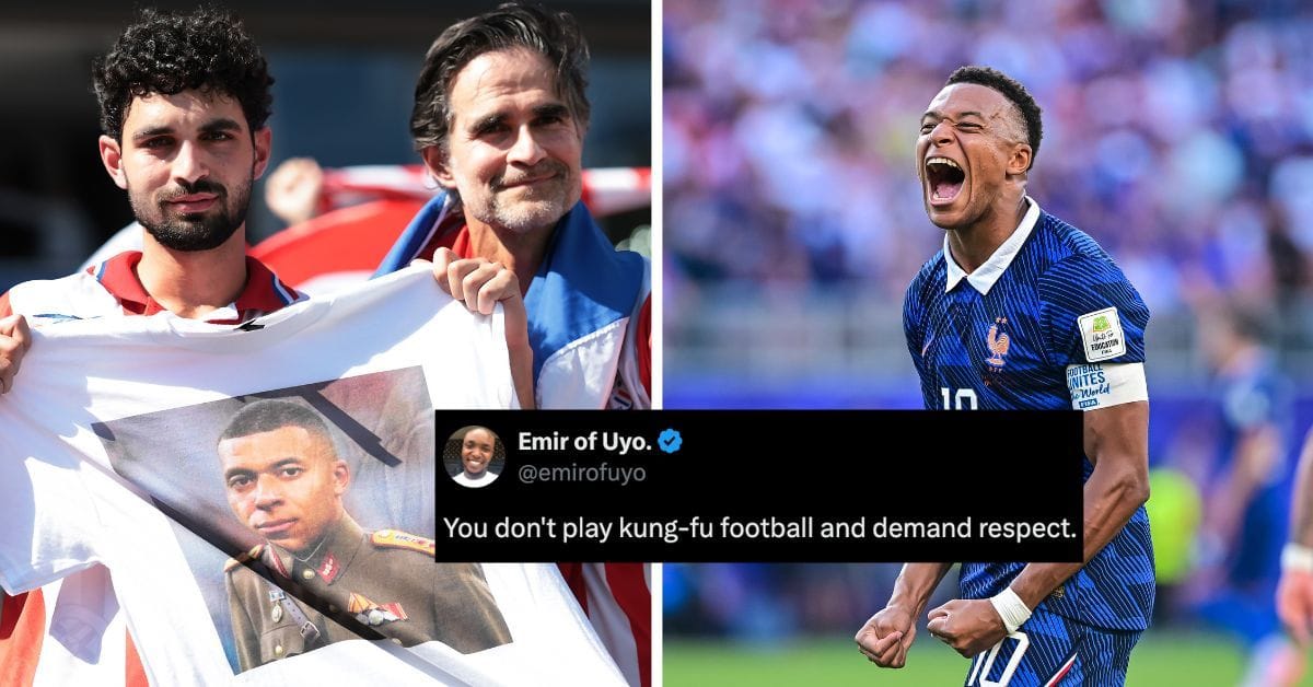 “You don’t play kung-fu football and demand respect” - Fans react after Kylian Mbappe refuses handshake with Paraguay goalkeeper